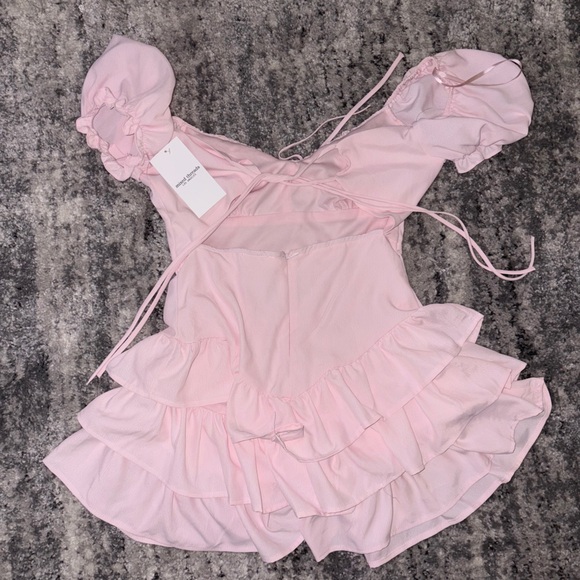 Pink Ruffled Dress - Picture 2 of 3